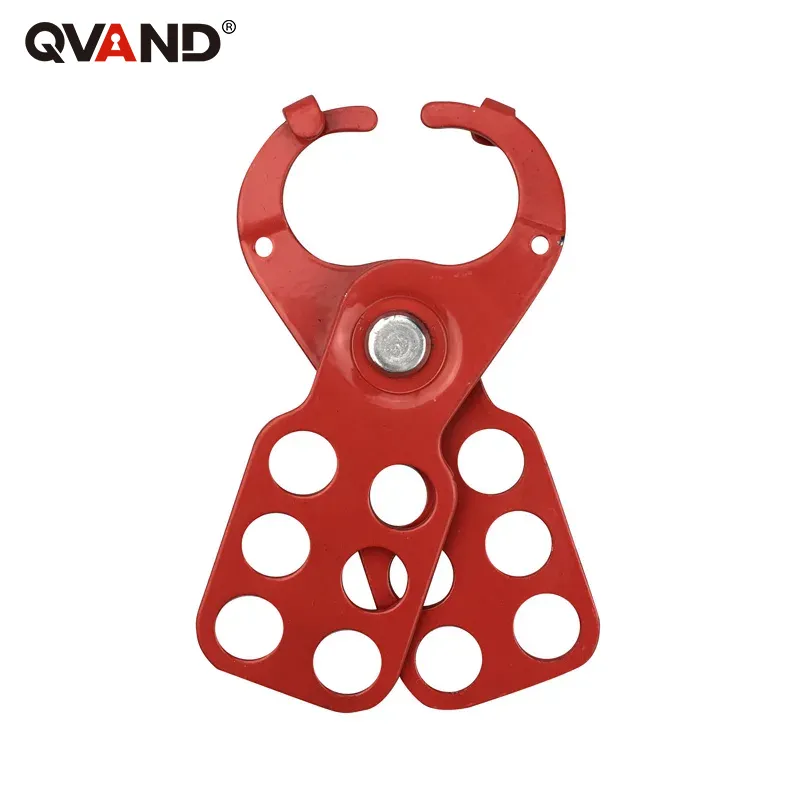 Safety Lockout Hasp Lock Tagout QVAND M-D07 Steel Hasp With Hook