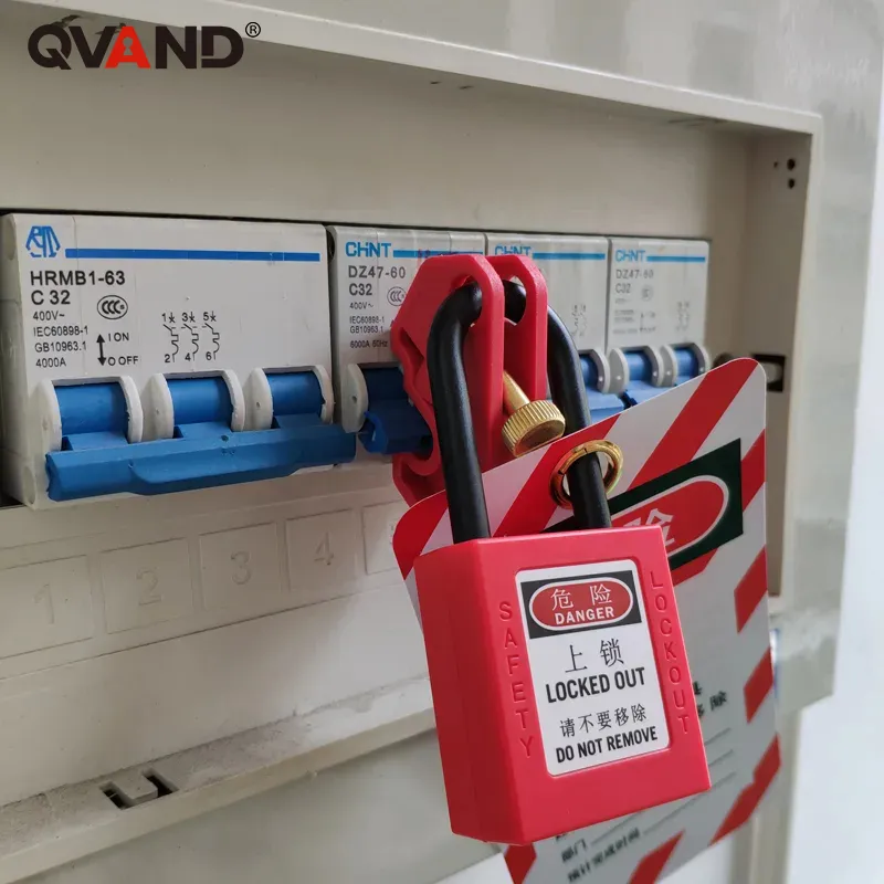 Red Multi-Pole Mini MCB LOTO Lock