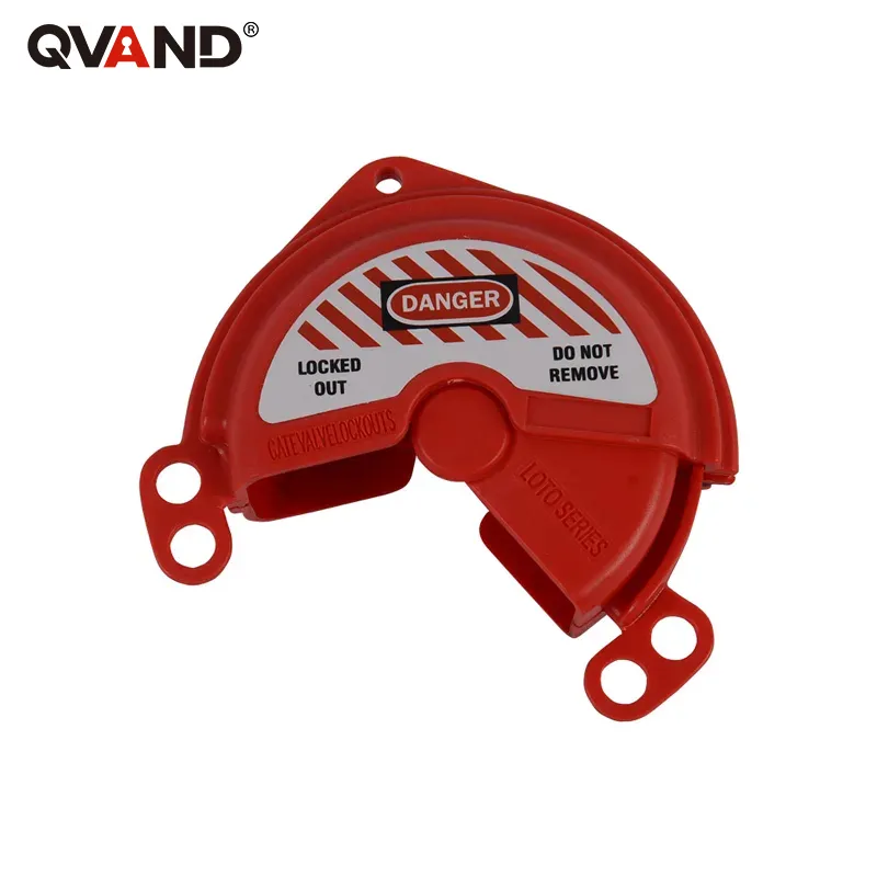 RED Plastic Rotating Gate Valve Lockout Covers QVAND M-H01 Safety Lock