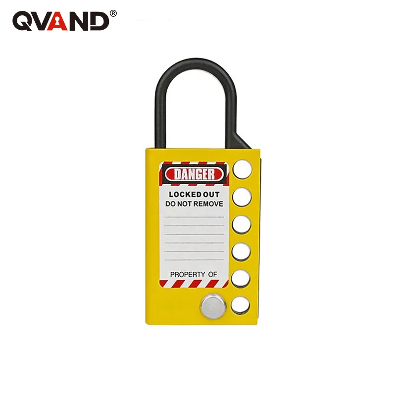Snap-On Aluminium Safety Lockout Hasps  QVAND Padlock Key Locking Hasps