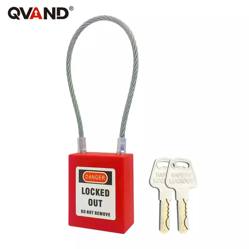 90mm Cable Shackle Padlock Qvand M-Gl90 Keyed Different