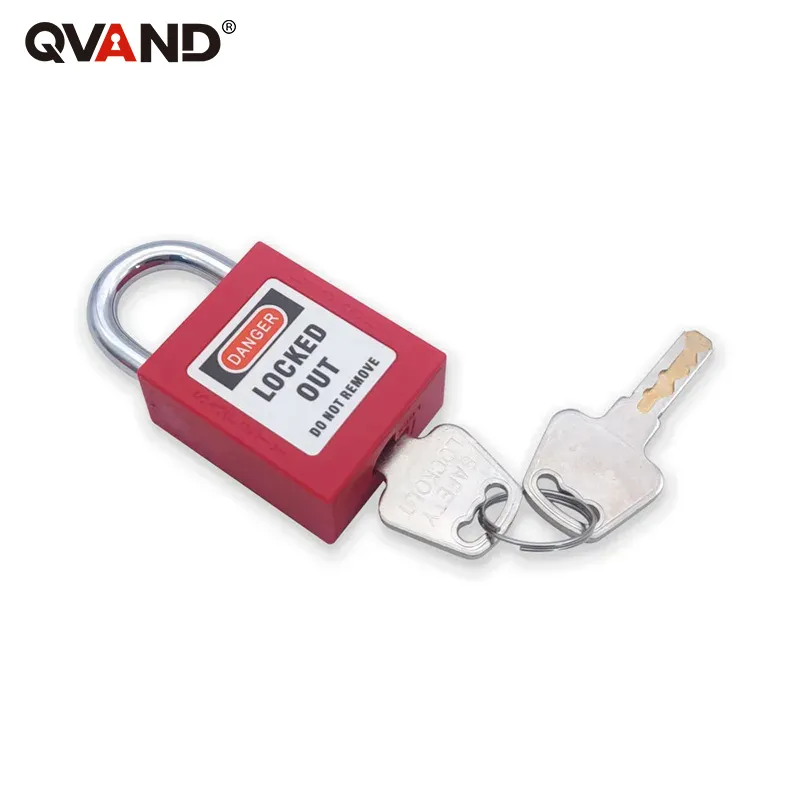 QVAND M-G25 Red Loto Safety Locked out Padlock  Keyed Different Tagout padlocks