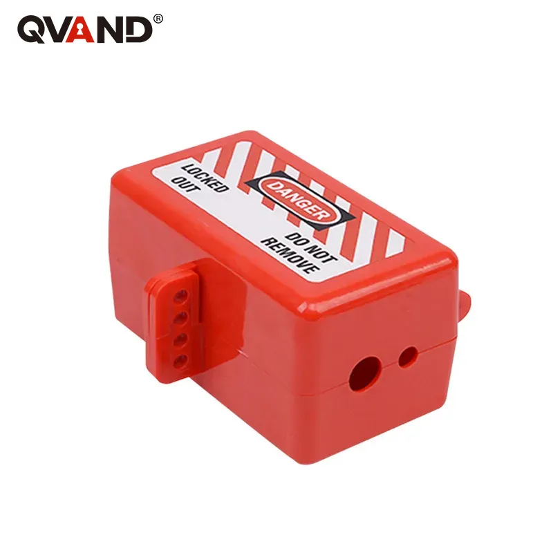 Industrial Pneumatic Plug Socket Lockout QVAND M-Q04 Industrial Electrical Plastic Plug Large Lockout