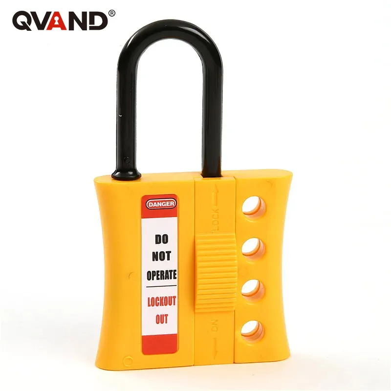 QVAND Nylon Safety Lockout Hasp For Multiple Padlocks Locked