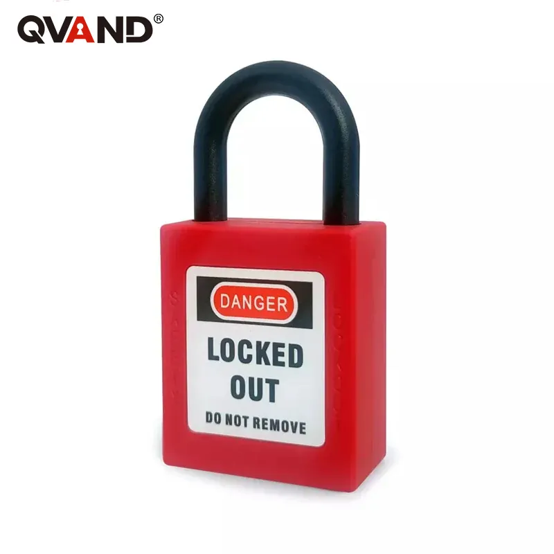 QVAND M-N25 Loto Safety Lockout Tagout Nylon Shackle None Conductive Padlock