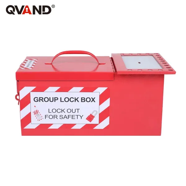 Portable Group Lock Steel Loto Kit Box Plate Safety Lockout Box Station