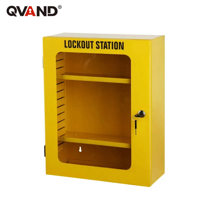 Safety Lockout  Station Loto Box For Industrial Lock Storage Management