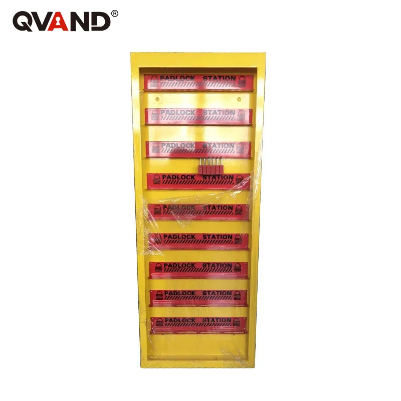 Steel Safety Lockout Padlock Station Box For Storage Of Isolation Locks