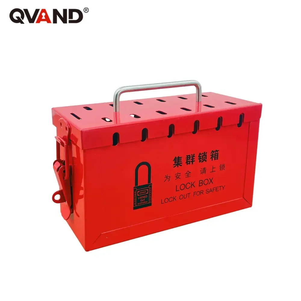 Industrial Group Lockout Box Multi-Person Safety Management
