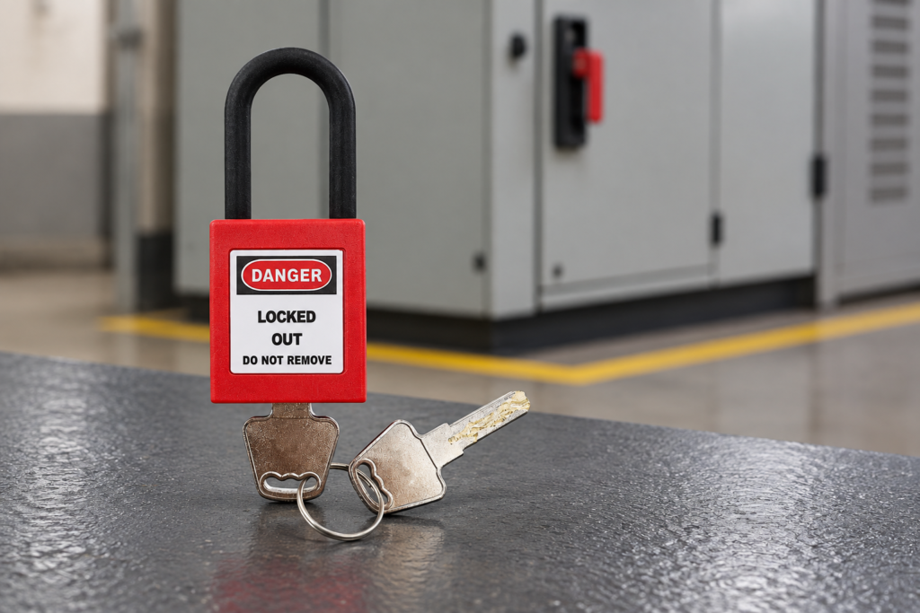 Safety Lockout Padlock for Industrial Safety