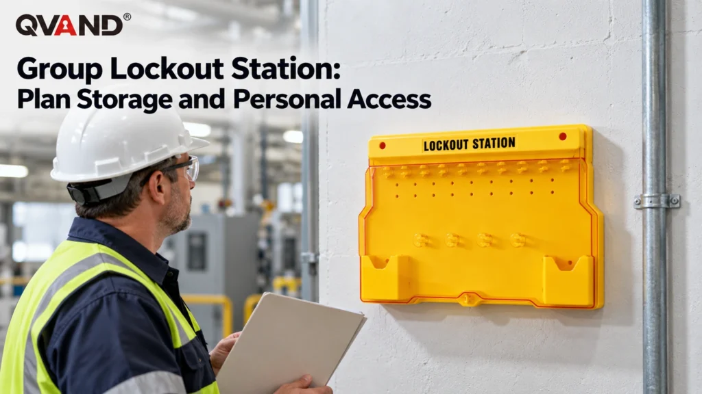 Group Lockout Station: Plan Storage and Personal Access
