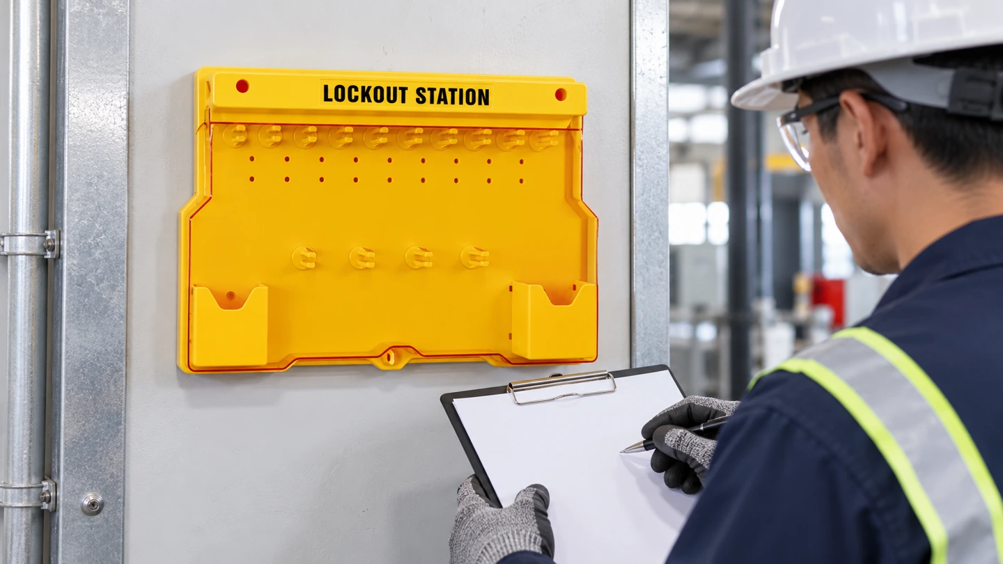 A storage station organizes supplies but does not establish that a job is isolated.