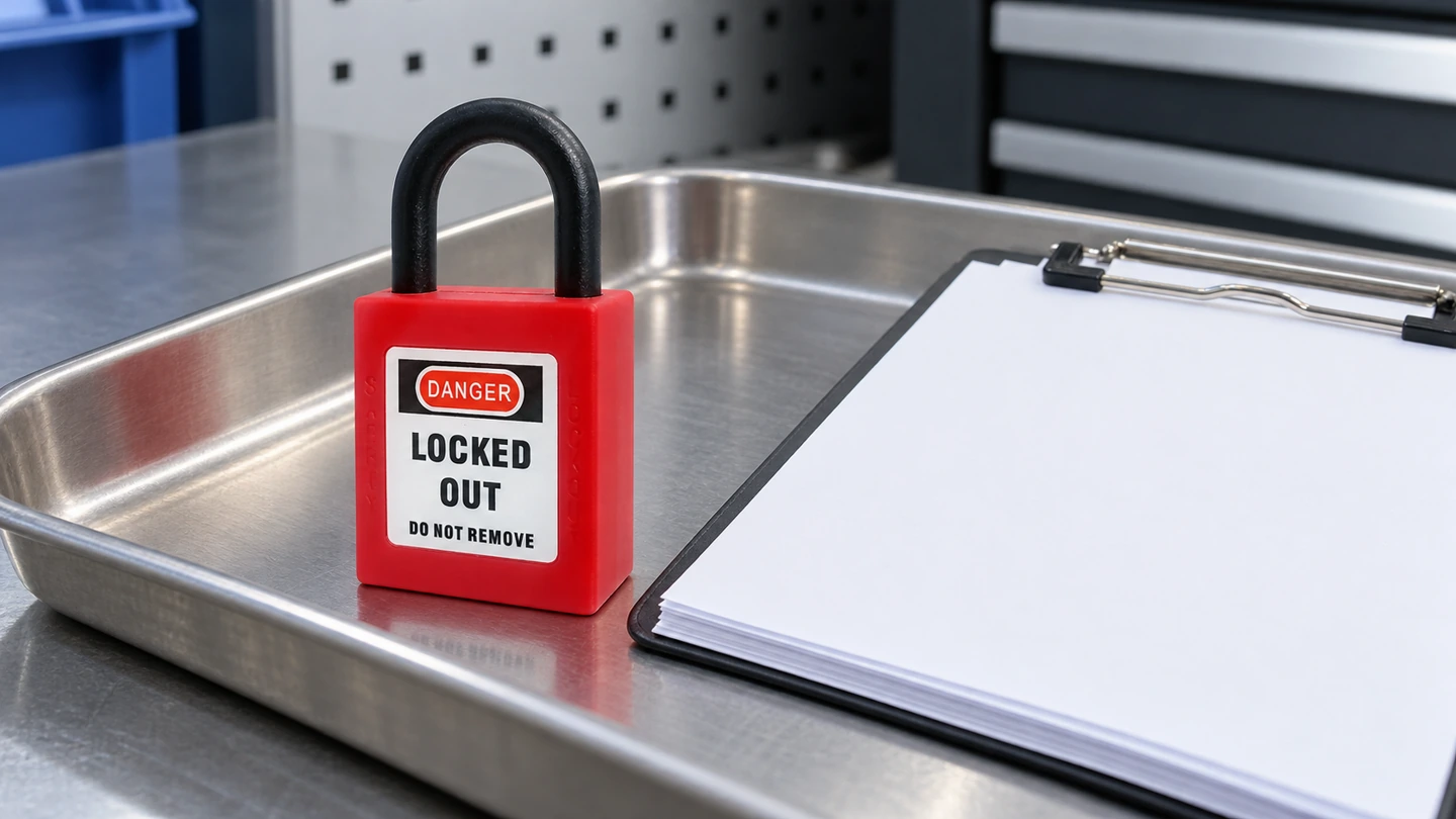 The body and shackle must be specified separately rather than inferred from the product name.