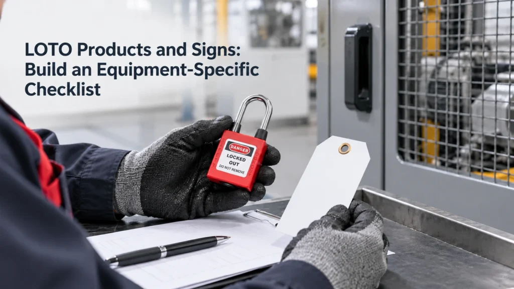 LOTO Products and Signs: Build an Equipment-Specific Checklist
